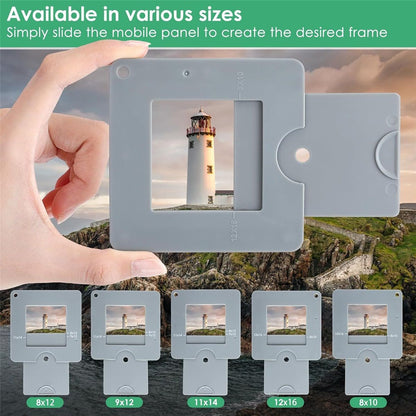 3 pack View Finder, View Finder with Sliding Mechanism, View Finder for Painting, Drawing, Photography, and Any Other Place Where, Composition is Required