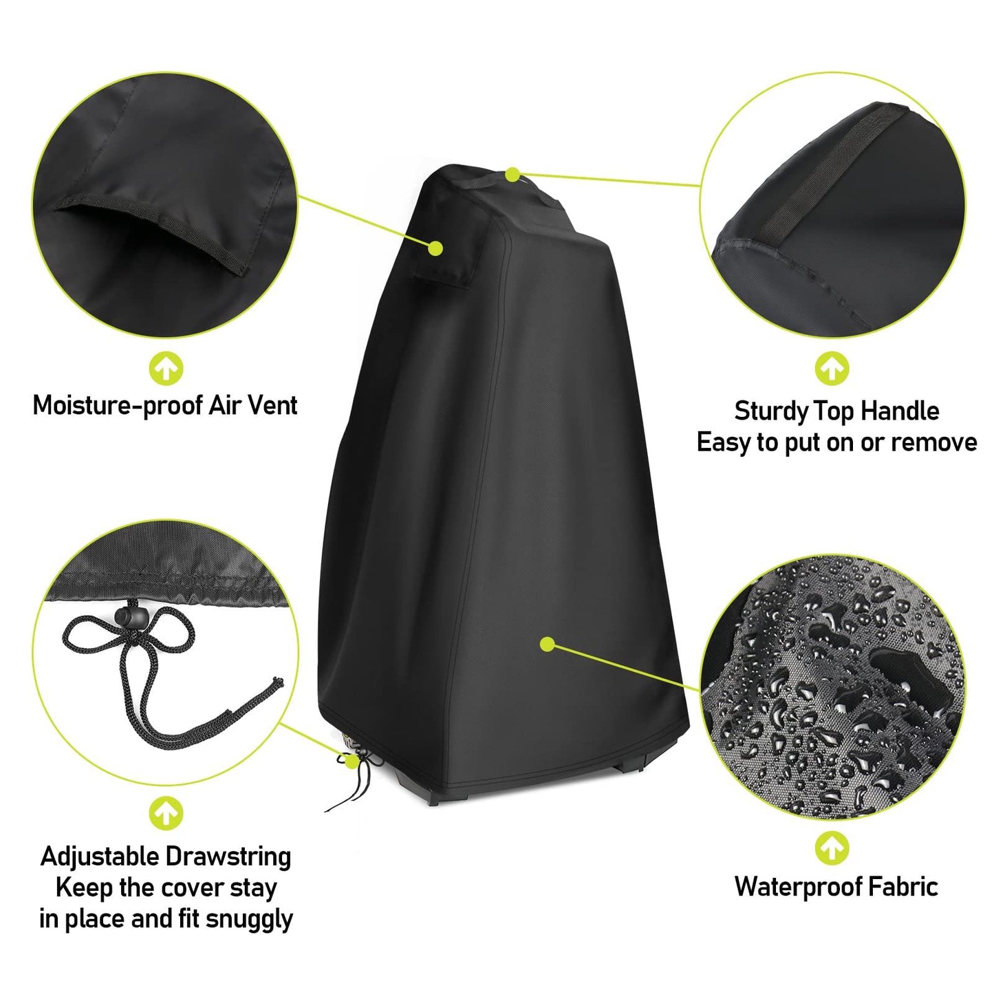 Pressure Washer Cover, Waterproof& Dustproof Outdoor Covers for Power Washer, Pump Protector for Electric High Pressure Cleaner 17.8" x 17.8" x 34.2"