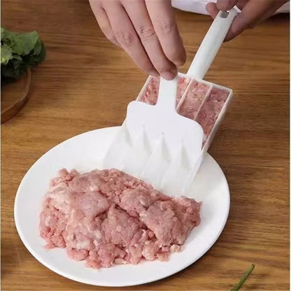 2 Set Creative Kitchen Triple Meatball Maker - 3 Meatballs at Once Non-stick Meat Baller Scoop - Cookie Dough, Sorbet & Rice Balls