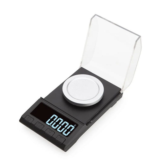 Digital Milligram Scale 100g/0.001g rechargeability, High Precision Portable Jewelry Scale, Powder Scale, Micro Scale for Powder Medicine, Gold, Gem, Reloading, Calibration Weight