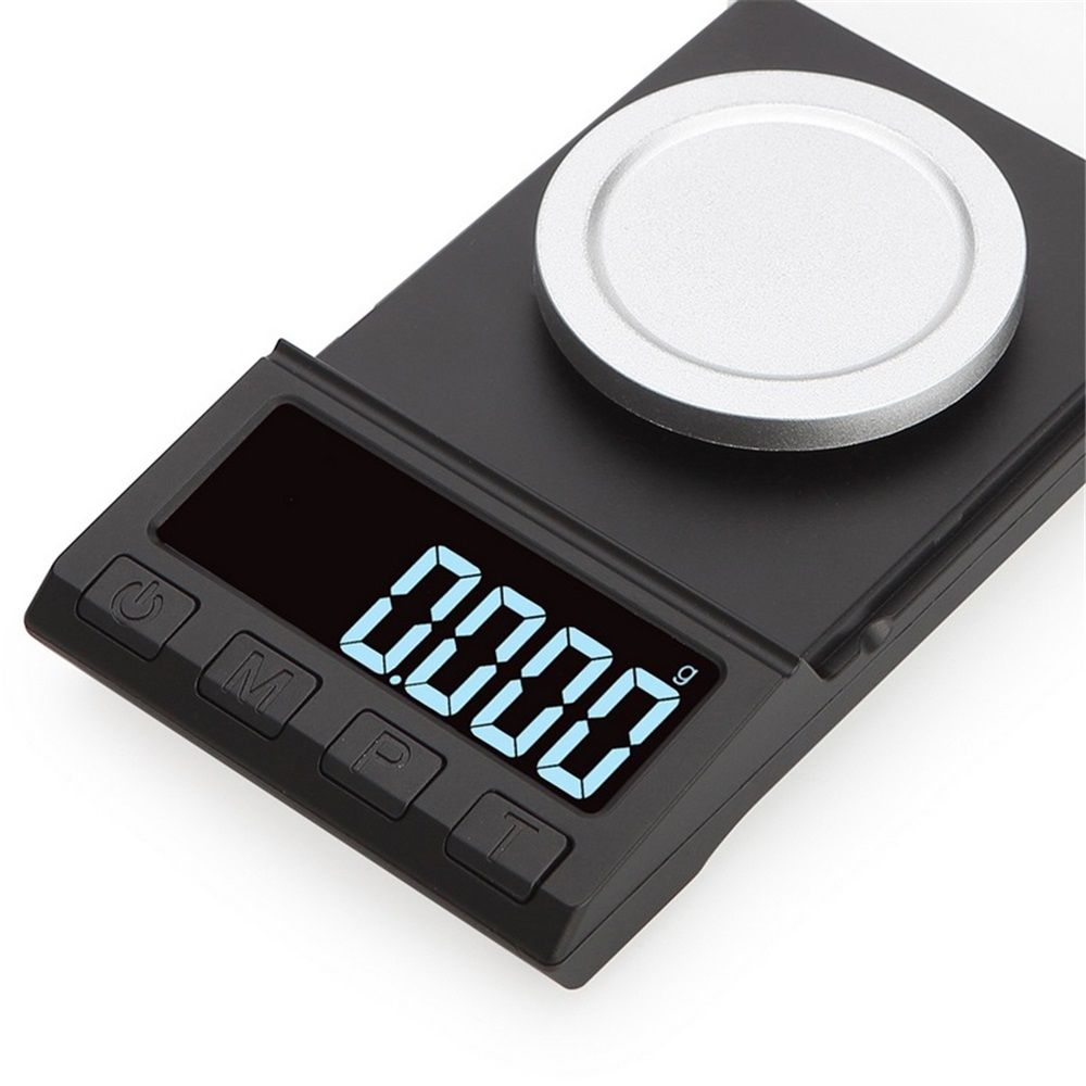 Digital Milligram Scale 100g/0.001g rechargeability, High Precision Portable Jewelry Scale, Powder Scale, Micro Scale for Powder Medicine, Gold, Gem, Reloading, Calibration Weight