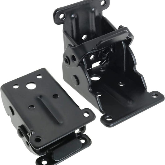 4-Pack Folding Brackets, Lock Extension Hinge, Foldable Leg Brackets Hardware for Table, Workbench, Platform