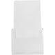Brochure Holder Slant Back Clear Acrylic Countertop Ad Display Stand by Marketing Holders（20.8*11.1*8.2cm）