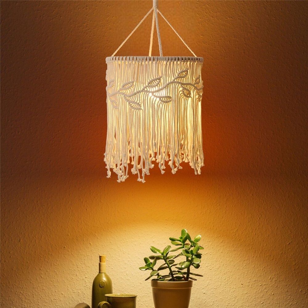 Hanging Lamp Shade Lamp Shade Light Cover Pendant Ceiling Decor for Living Room, Bedroom and Bathroom, Bulb Not Included