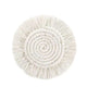 4 pack Coasters Woven Boho Handmade Placemats, for Desk Table Kitchen Dining Room Drink Picnic Housewarming Home Decor Rattan