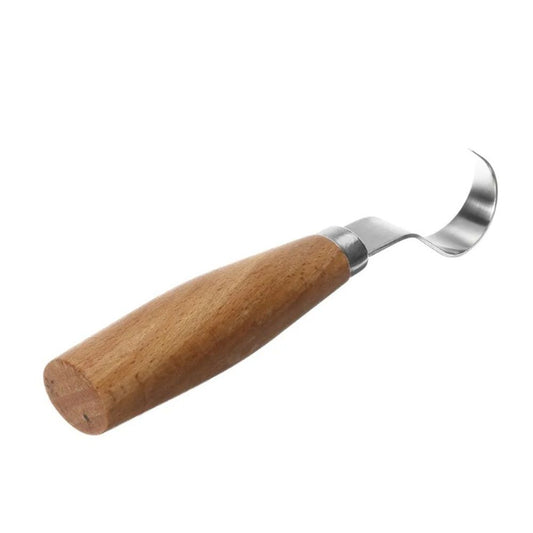2 pack Wood Hook Knife Carving Tool for Carving Spoons Bowls Cups Crooked for Professional Spoon Carvers and Beginners