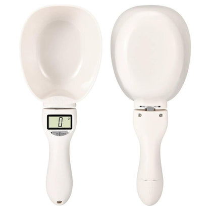 Digital Measuring Spoon Scale, Food Measuring Scoop Scale, Food Weight Scale Grams and Ounces, Polygons Measuring Spoon, ABS Kitchen Weight Scale for Food with LCD Screen（Battery not included）
