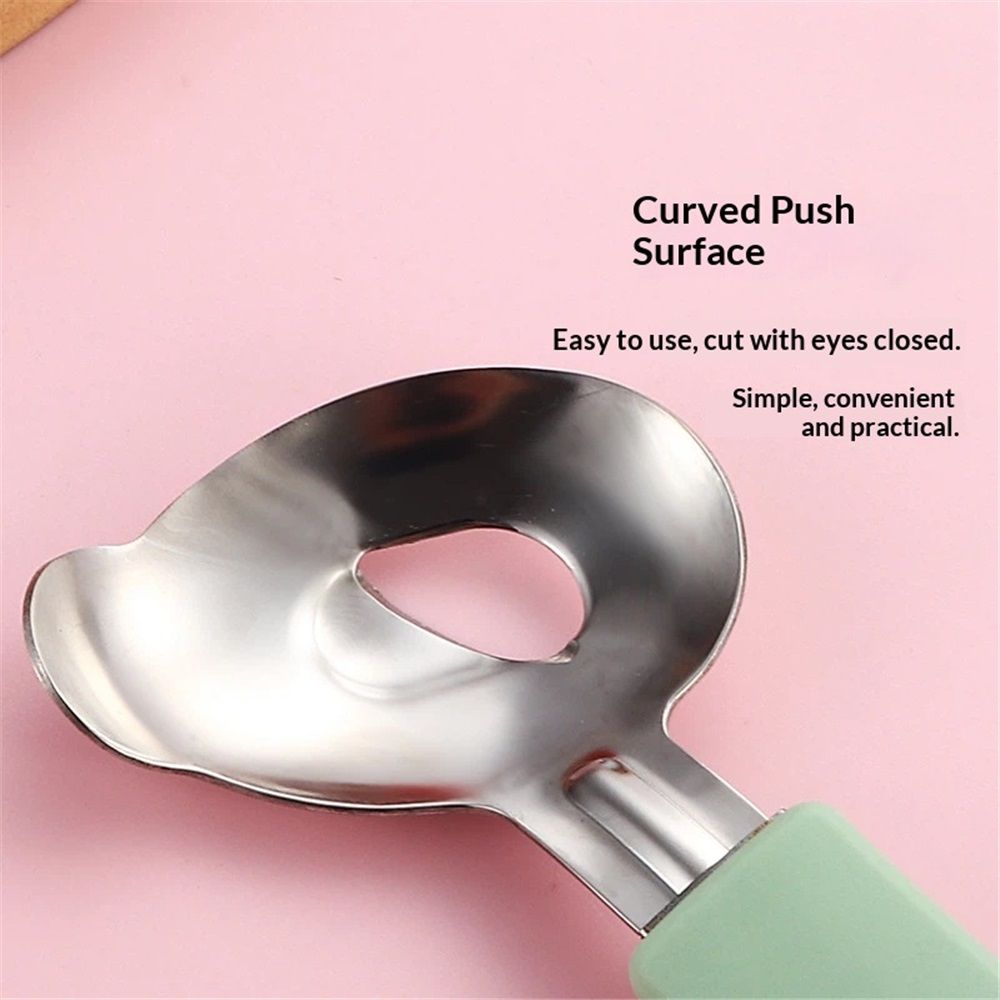 4 Pack Cactus Peeler Spoon, Stainless Steel, Multi-Function Peeling Knife, Cutting Noodle Knife, Kitchen Tool (green)