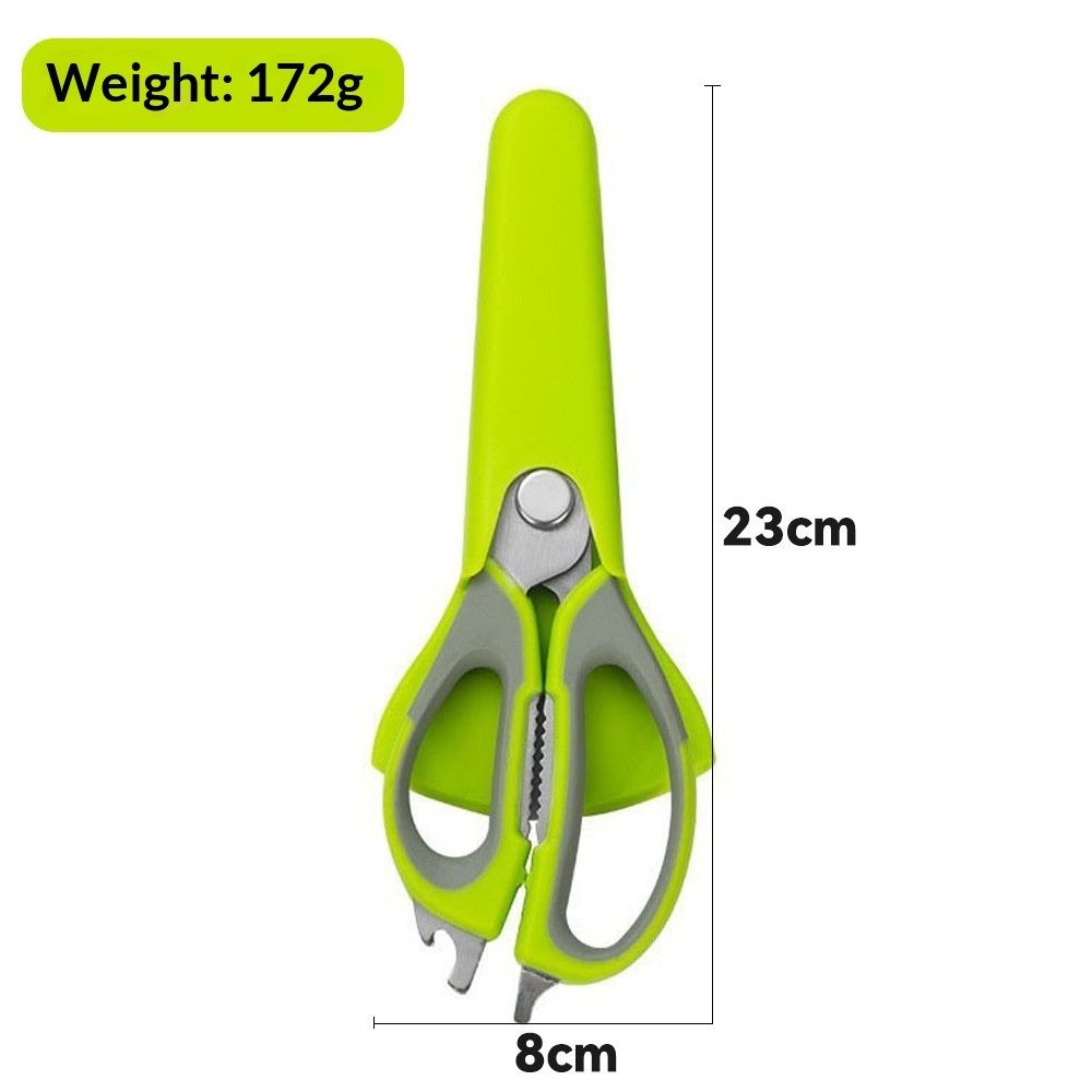 2 pack Kitchen Scissors All-Purpose Heavy Duty, Poultry Shears with Strong Magnet Knife Holder, Stainless Steel Removable Safe Blade, Kitchen Shears For Food, Cutting Meat, Herbs, Poultry, Bones