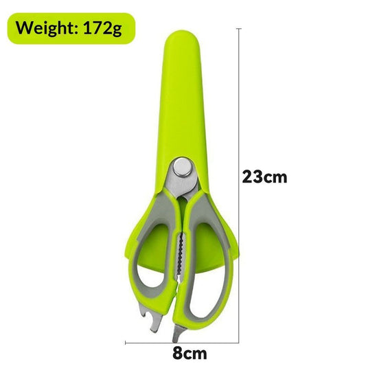 2 pack Kitchen Scissors All-Purpose Heavy Duty, Poultry Shears with Strong Magnet Knife Holder, Stainless Steel Removable Safe Blade, Kitchen Shears For Food, Cutting Meat, Herbs, Poultry, Bones