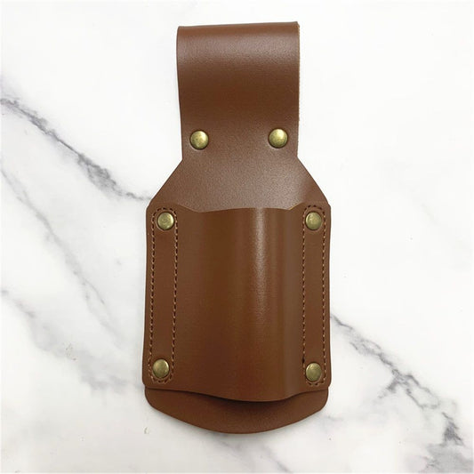 Pencil Holder in Top Grain Leather Made to Last A Lifetime, Transport Clip On Belt Hammer Holder For Work