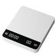 Mini Coffee Scale with Timer,Rechargeable Espresso Scale,3kg/0.1g Precision Scale for Espresso&Pour-Over Coffee,Portable Digital Kitchen Scale,White