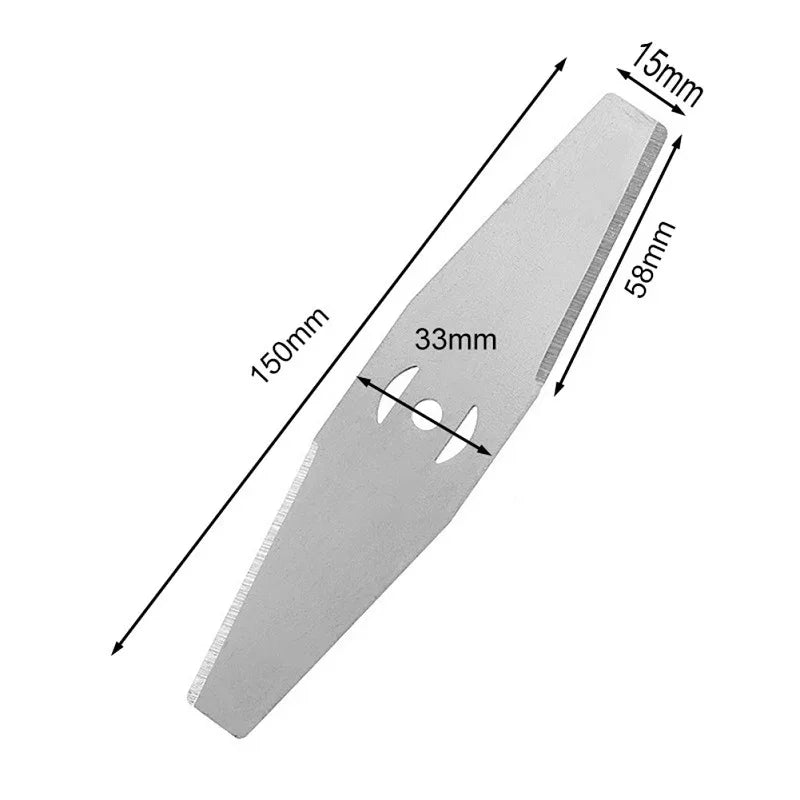 Lawn Mower Blades - 5-Piece Set, High-Durability Cutting Blades - Mekamart Australia