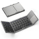 Foldable Bluetooth Keyboard with Touchpad, Wireless Portable Keyboard, Ultra Slim Rechargeable Folding Keyboard with Full-Size Keys for iOS Android Windows Laptop Tablet PC,Grey