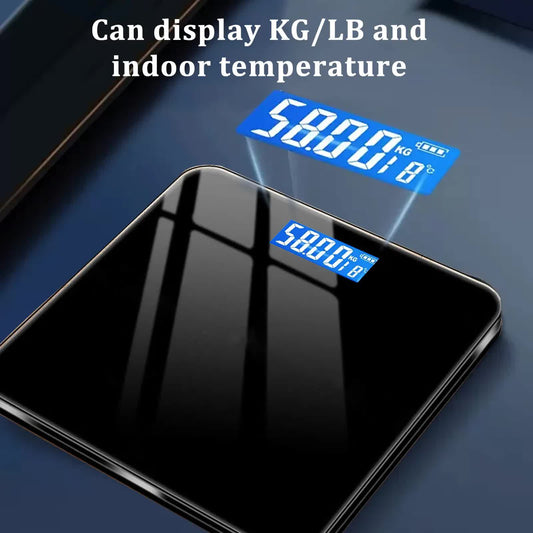 396-pound Weight Scale, Electronic Scale, Bathroom Scale, Personal Scale, High-precision Weight Scale, With LCD High-definition Display And Temperature Display (switchable KG/LB Units) Large Platform, Durable And Safe, Suitable For Various Scenarios