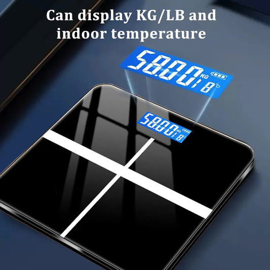 396-pound Weight Scale, Electronic Scale, Bathroom Scale, Personal Scale, High-precision Weight Scale, With LCD High-definition Display And Temperature Display (switchable KG/LB Units) Large Platform, Durable And Safe, Suitable For Various Scenarios