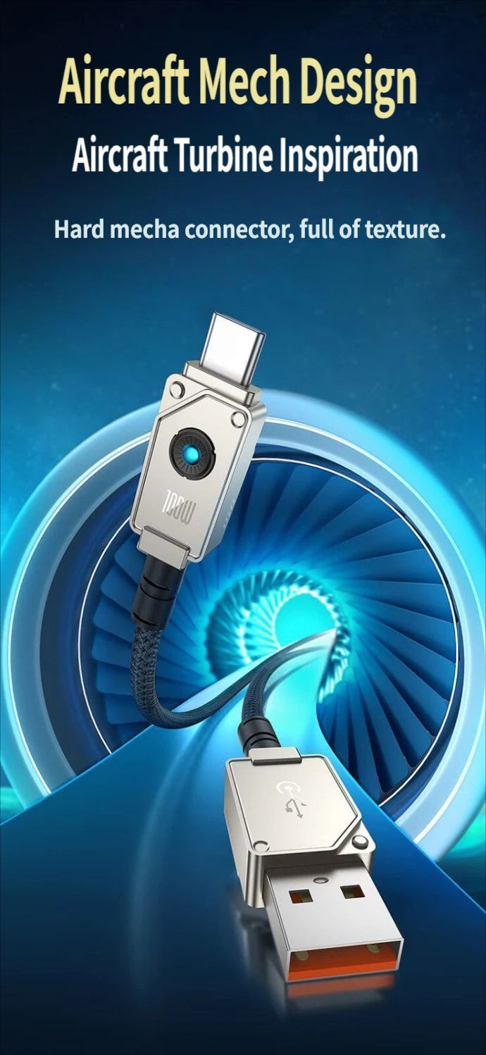 Fast charging data cable CtoC 100w 1m-Black