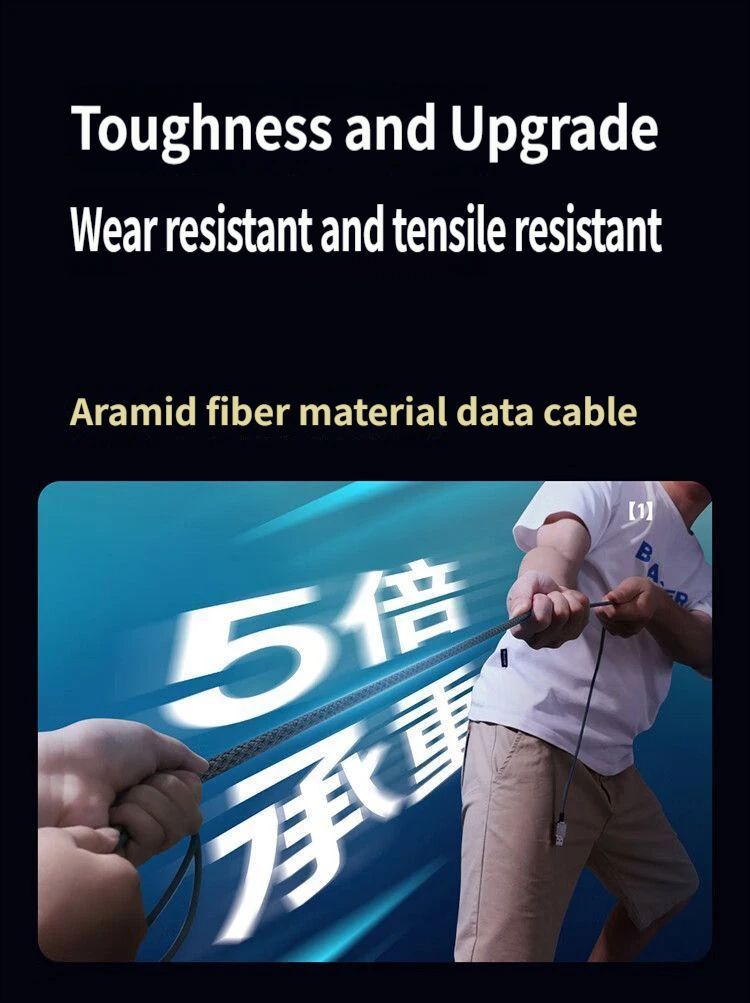Fast charging data cable CtoC 100w 1m-White