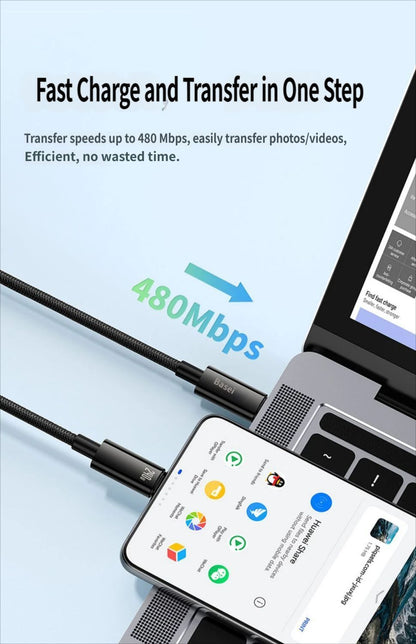 Data cable CtoC 240w 1m-Black