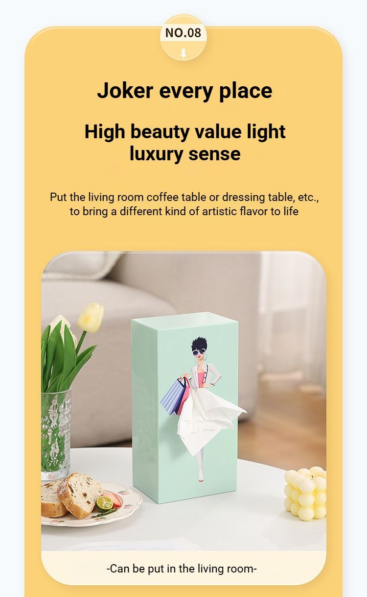 Dreamy Iris Blue Princess Tissue Box Holder