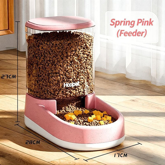 Pet automatic feeder-Pink Feeder