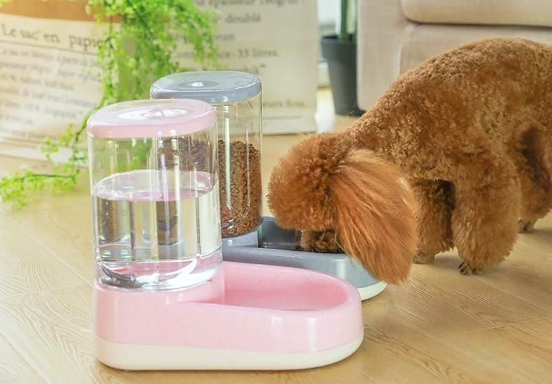 Pet automatic feeder-Pink Water Dispenser