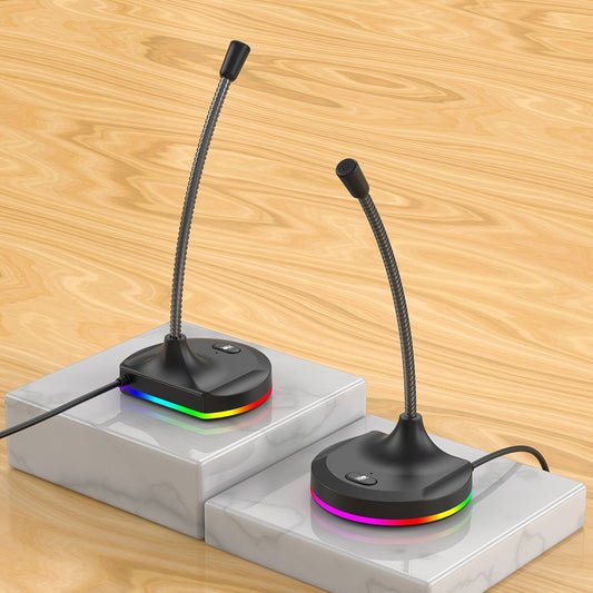 RGB Desktop Microphone Standard Model Black
