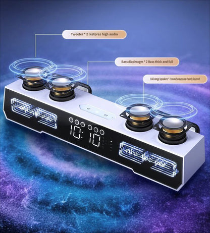 X9-Pro Bluetooth wired speaker-White
