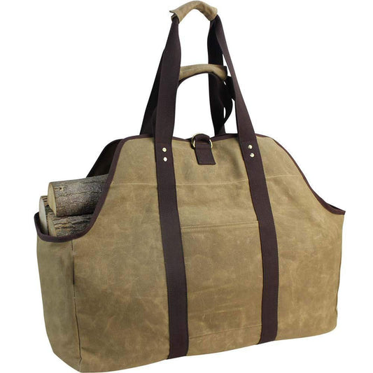 Firewood Storage Bag Khaki