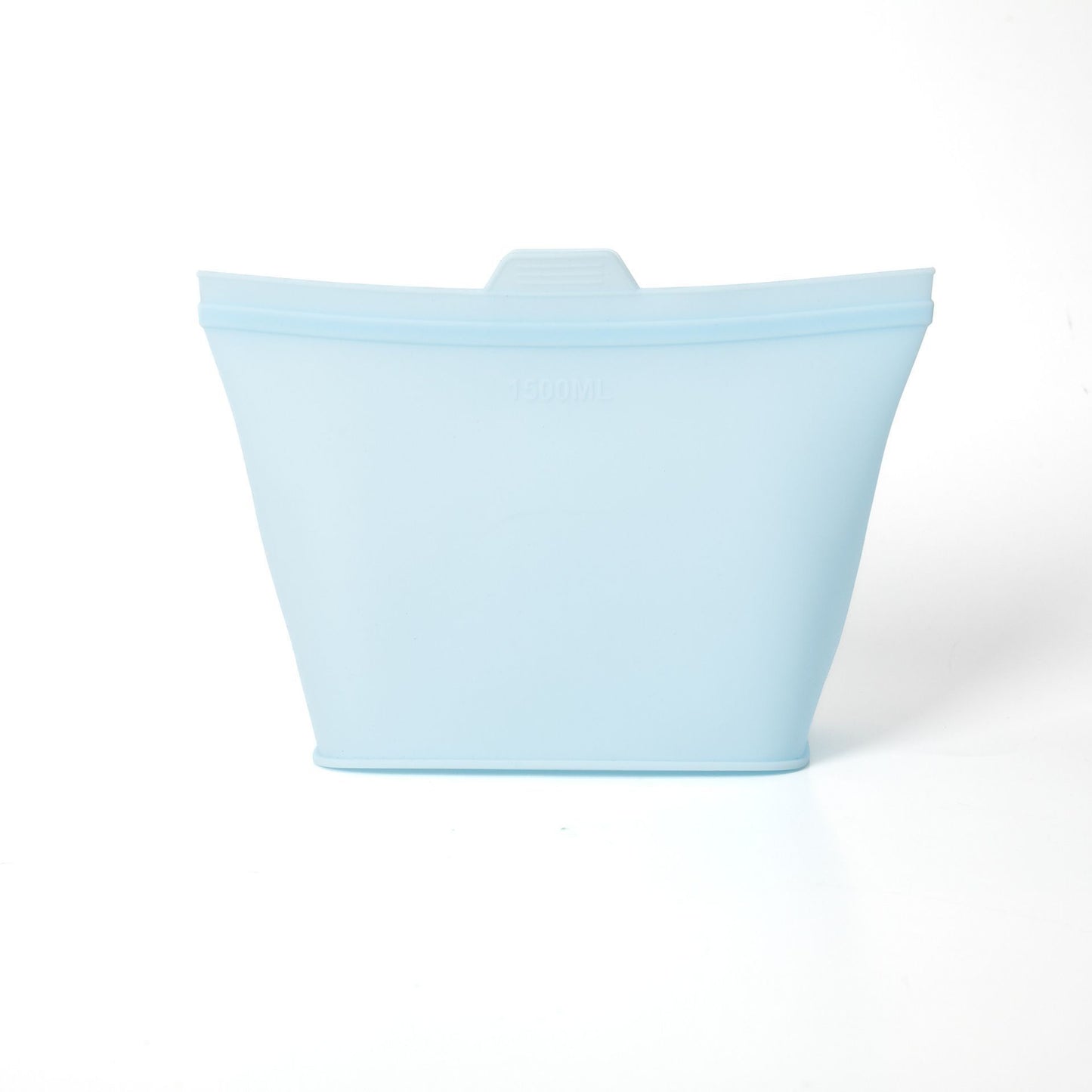 3 Pack Food-Grade Silicone Food Storage Bags, Clear, 1000ml
