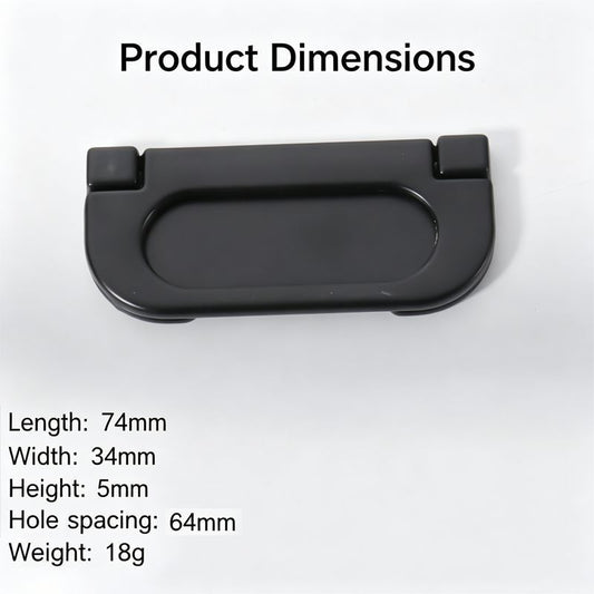 10 Pcs M8857-64 Black Hidden Snap
