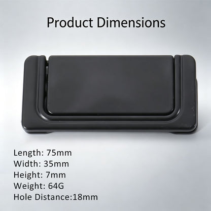 10 Pcs M8851-64 Black Hidden Snap
