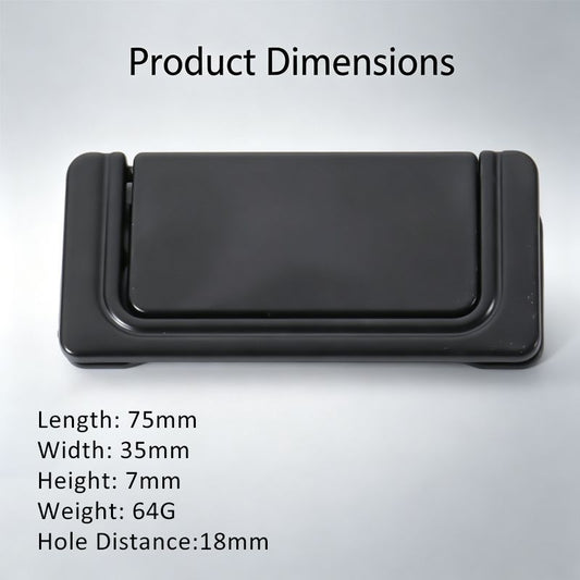 10 Pcs M8851-64 Black Hidden Snap