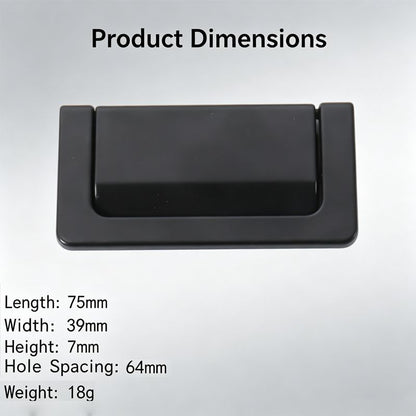 10 Pcs M8858-64 Black Hidden Snap