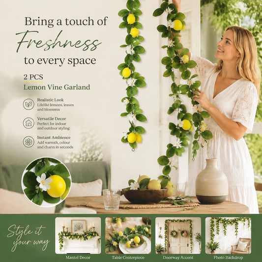 Style B Fresh Scent Lemon Vine Backyard Landscape 2 Pack