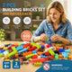 Relaxing Mini Building Blocks DIY Puzzle Toy 2 Pack, 300pcs Plain Bag Regular Colours (Separater & Instruction Included)