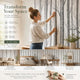 Self Adhesive PVC Wall Decal 0.45x6M, Birch Wood Texture, Natural Home Upgrade