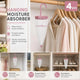 Four Pack Pink Umbrella Hanging Anti-Humidity Caddies, Multi-Zone Closet Makeover, Lovely Scent Eliminates All Damp Musty Odours