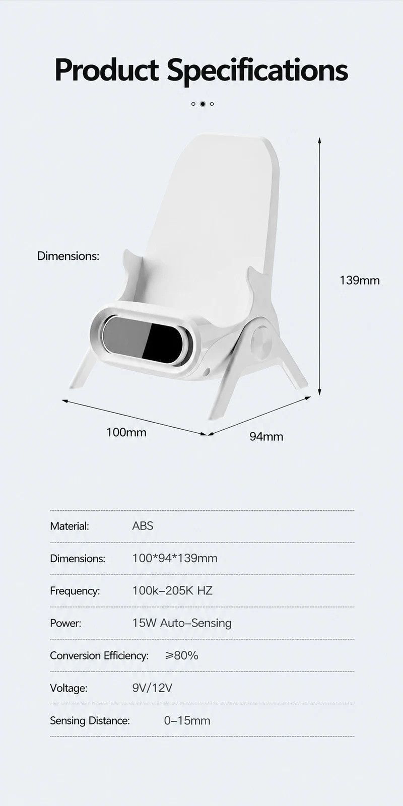 Vertical Chair Shaped Phone Holder, Magnetic Wireless Charger, Lazy Mobile Support Bracket For Entertainment, Pink, Lovely Daily Office Accessory Gift