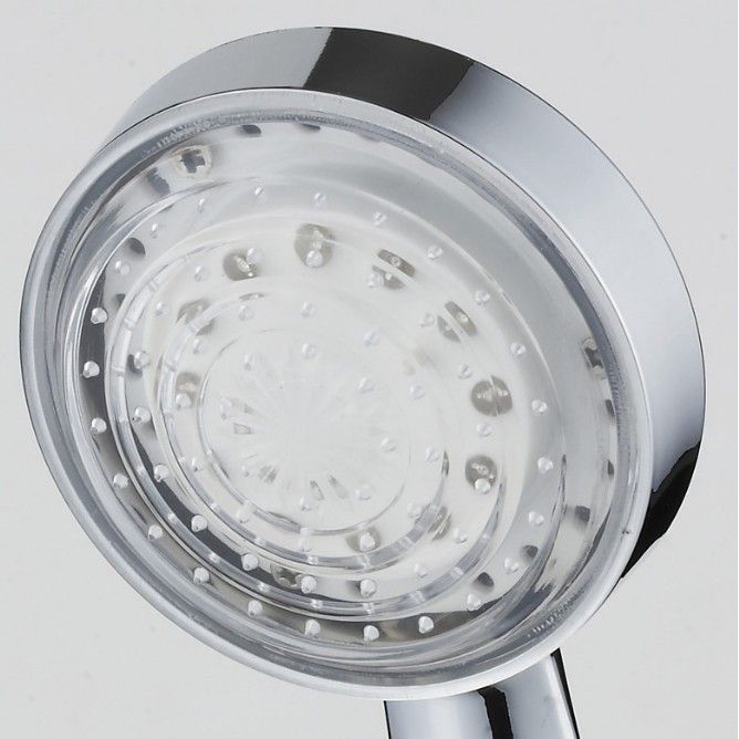 Colour Convex Self Generate Shower Head, Cozy Rainbow Glow