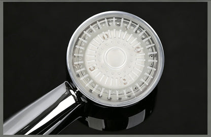 Colour Convex Self Generate Shower Head, Cozy Rainbow Glow