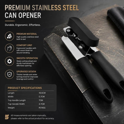 Stainless Steel Can Opener Combo 2Pcs Manual Multi Purpose Kitchen Tool