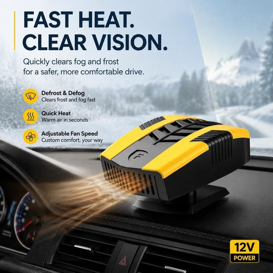 12V Black Universal Car Heater Quick Warm Sedan Heating Tool