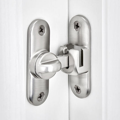 2Pcs No-Drill Door Latch Buckle with Screws