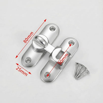 3Pcs No-Drill Door Latch Buckle with Screws
