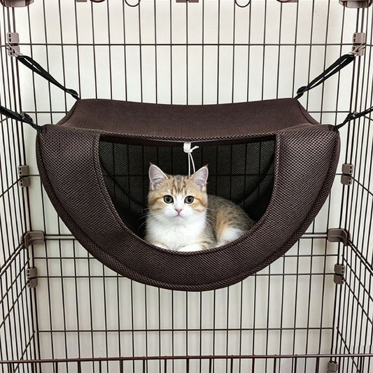 Cat Cage Hammock - Coffee 35×27×20cm