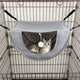 2 Pcs Cat Cage Hammock - Grey  35×27×20cm