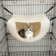 2 Pcs Cat Cage Hammock - Cream Yellow 35×27×20cm
