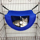 2 Pcs Cat Cage Hammock - Blue 35×27×20cm