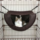2 Pcs Cat Cage Hammock - Coffee 35×27×20cm